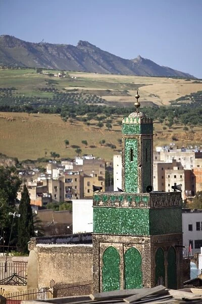 View across the old medina of Fes, Morocco
