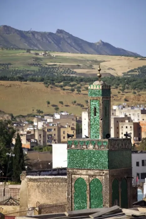 Framed Print : View across the old medina of Fes, Morocco Framed Print : View across the old medina of Fes, Morocco