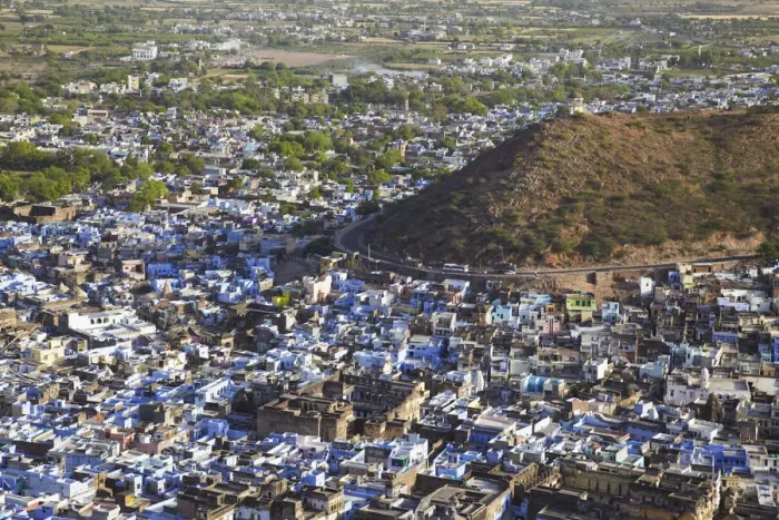 Framed Print : View of old town of Bundi, Bundi, Rajasthan, India Framed Print : View of old town of Bundi, Bundi, Rajasthan, India