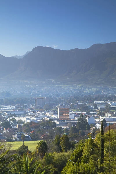 View over Paarl, Western Cape, South Africa