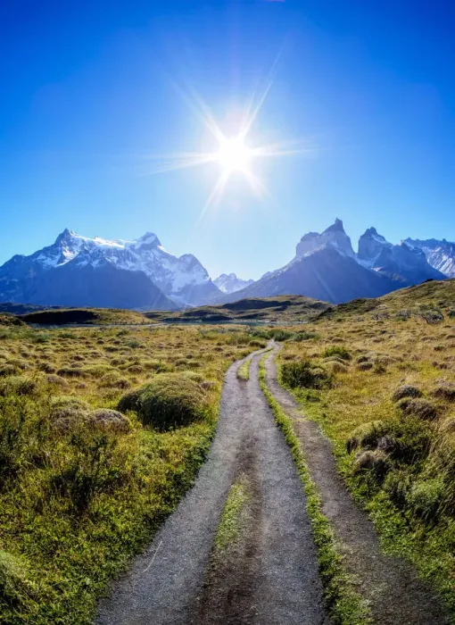 Framed Print : View towards Paine Grande and Cuernos del Paine, Torres del Paine National Park, Patagonia Framed Print : View towards Paine Grande and Cuernos del Paine, Torres del Paine National Park, Patagonia