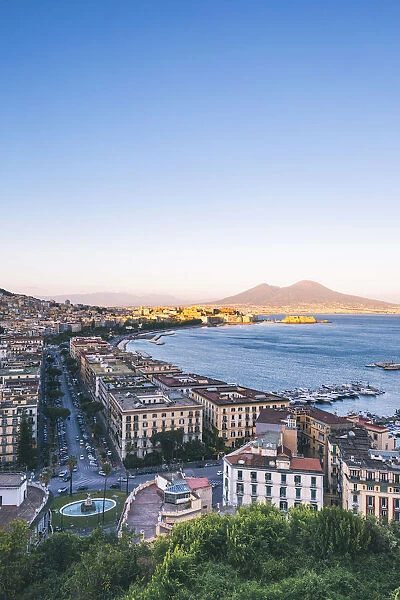 View from Posillipo, Naples, Italy