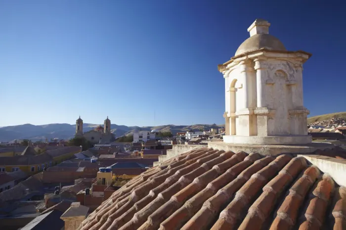 Framed Print : View of Potosi from rooftop of Convento de San Francisco, Potosi (UNESCO World Heritage Framed Print : View of Potosi from rooftop of Convento de San Francisco, Potosi (UNESCO World Heritage