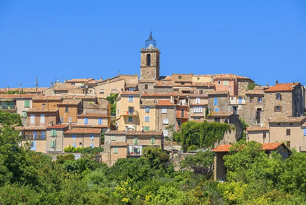 View at Puimoisson, Provence-Alpes-Cote d'Azur, France