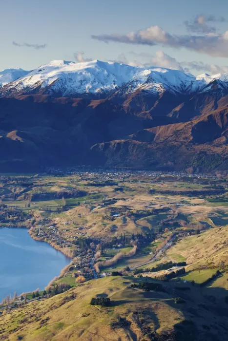Framed Print : View from The Remarkables ski field towards Arrowtown, Queenstown, Central Otago Framed Print : View from The Remarkables ski field towards Arrowtown, Queenstown, Central Otago