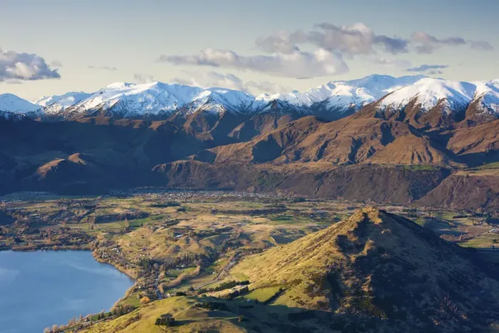 Framed Print : View from The Remarkables ski field towards Arrowtown, Queenstown, Central Otago Framed Print : View from The Remarkables ski field towards Arrowtown, Queenstown, Central Otago
