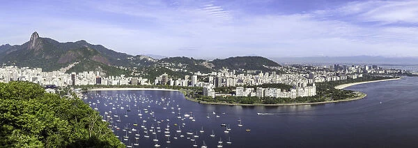 View of Rio Centro, Downtown, from Sugarloaf (Pao de Acucar) Mountain, Rio de Janeiro