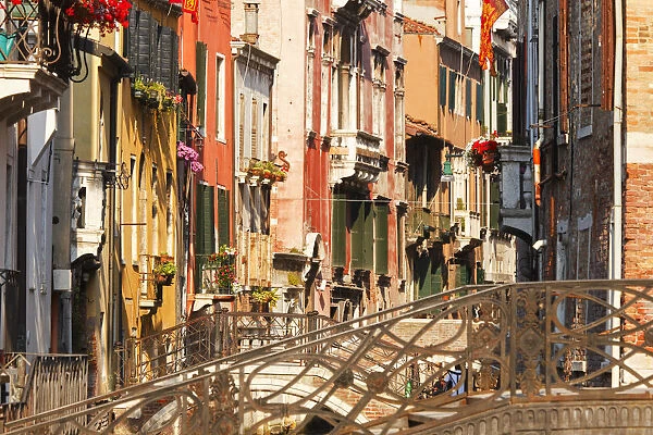 View of the Rio de San Giovanni Laterano, Venice, Vento, Italy