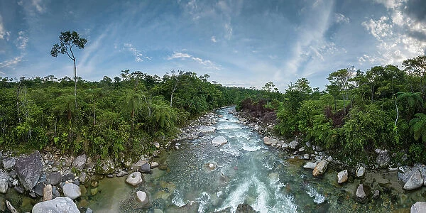 View of River, Cotundo, Napo Province, Amazonia, Ecuador