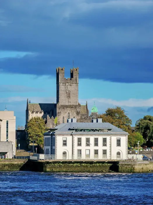 Framed Print : View over River Shannon towards Saint Mary's Cathedral, Limerick, County Limerick, Ireland Framed Print : View over River Shannon towards Saint Mary's Cathedral, Limerick, County Limerick, Ireland