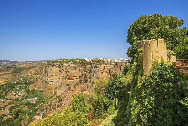 View at Ronda with Tajo Gorge, Andalusia, Spain