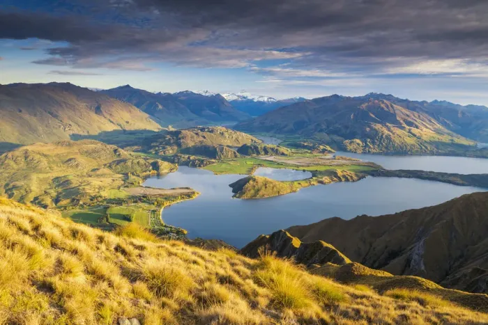 Framed Print : View From Roys Peak, Wanaka, New Zealand Framed Print : View From Roys Peak, Wanaka, New Zealand