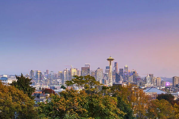View of Seattle from Kerry Park, Seattle Washington, USA