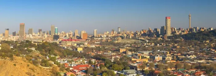 Framed Print : View of skyline, Johannesburg, Gauteng, South Africa Framed Print : View of skyline, Johannesburg, Gauteng, South Africa