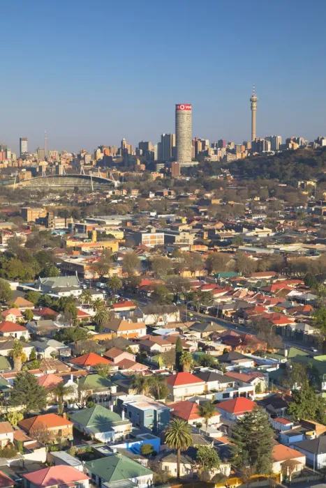 Framed Print : View of skyline, Johannesburg, Gauteng, South Africa Framed Print : View of skyline, Johannesburg, Gauteng, South Africa