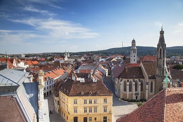 View of Sopron, Western Transdanubia, Hungary