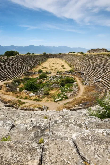 Framed Print : Top view of the stadium in Aphrodisias, Aydin, Turkey Framed Print : Top view of the stadium in Aphrodisias, Aydin, Turkey