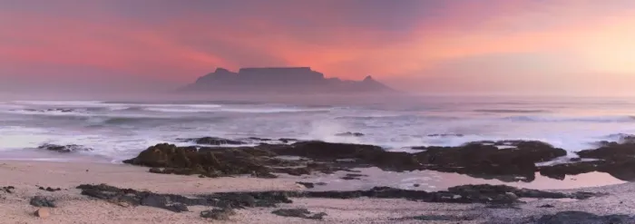 Framed Print : View of Table Mountain from Bloubergstrand, Cape Town, Western Cape, South Africa