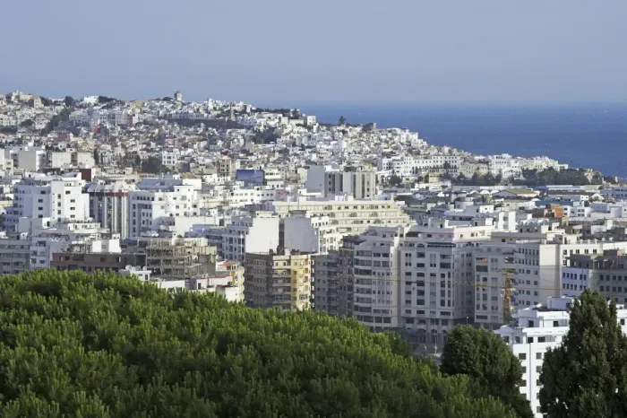 Framed Print : View over Tangier, Morocco Framed Print : View over Tangier, Morocco