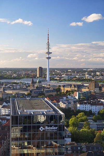 View of Television Tower, Hamburg, Germany