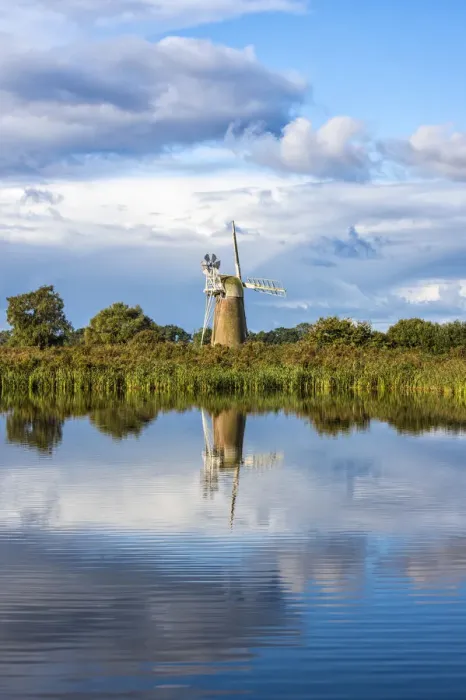 Framed Print : A view towards Turf Fen Mill, Norfolk, UK Framed Print : A view towards Turf Fen Mill, Norfolk, UK
