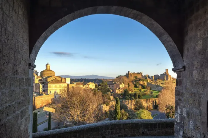 Framed Print : view from Tuscania at sunset. Europe, Italy, Lazio, Viterbo province, Tuscania Framed Print : view from Tuscania at sunset. Europe, Italy, Lazio, Viterbo province, Tuscania