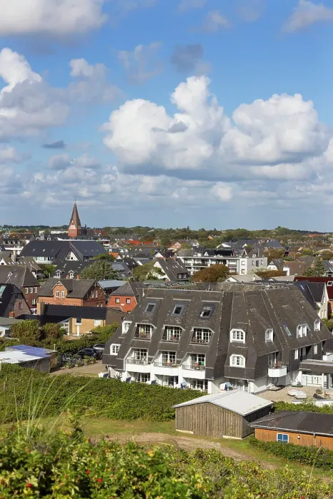 Framed Print : View over Westerland, Sylt, Schleswig Holstein, Germany Framed Print : View over Westerland, Sylt, Schleswig Holstein, Germany