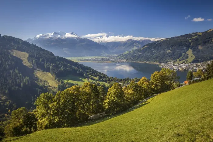 Framed Print : View of the Zeller See, Salzburger Land, Austria Framed Print : View of the Zeller See, Salzburger Land, Austria