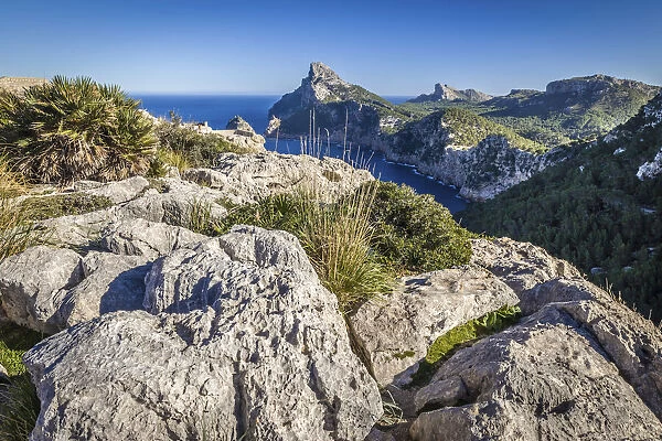 Viewpoint Mirador de la Nao at Cap Formentor, Mallorca, Spain