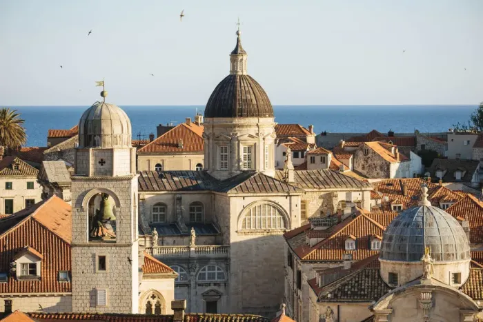 Framed Print : Views over Dubrovnik city skyline from City Walls, Dubrovnik, Croatia Framed Print : Views over Dubrovnik city skyline from City Walls, Dubrovnik, Croatia