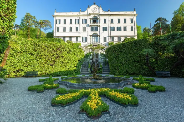 Framed Print : Villa Carlotta museum and historical artistic and botanical garden, tremezzo, tremezzina, lake como, lombardy, italy, europe