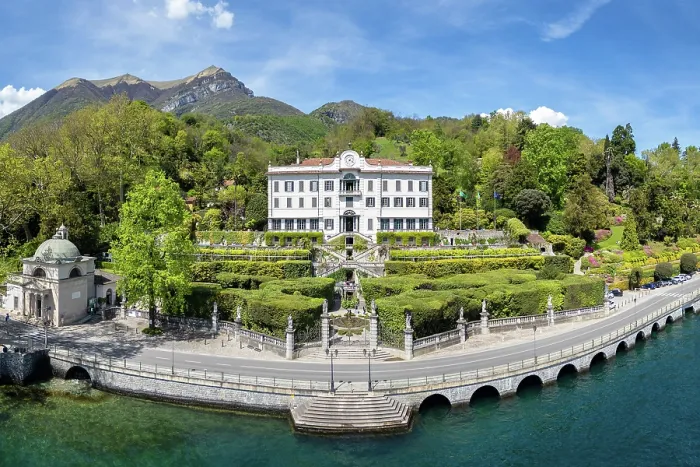 Framed Print : Villa Carlotta during spring season, Tremezzo, Como province, Lombardy, Italy Framed Print : Villa Carlotta during spring season, Tremezzo, Como province, Lombardy, Italy