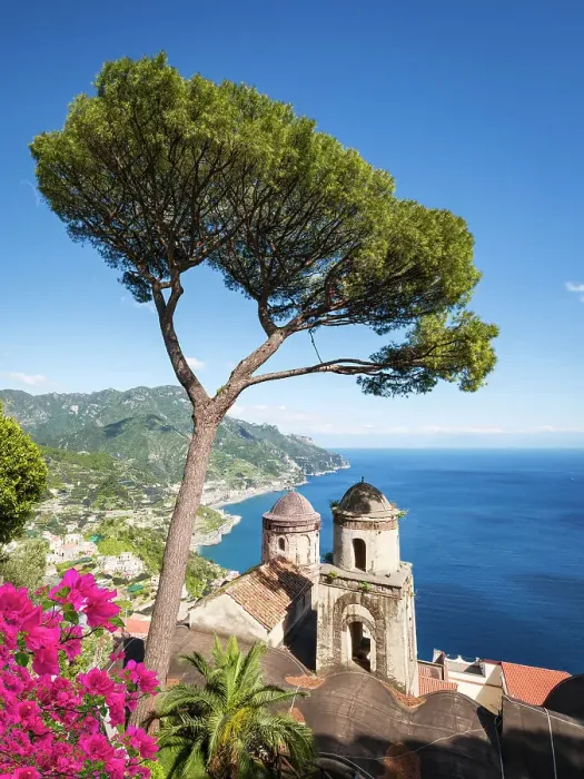 Framed Print : Villa Rufolo and Graden Ravello, Amalfi Coast, Campania, Italy Framed Print : Villa Rufolo and Graden Ravello, Amalfi Coast, Campania, Italy