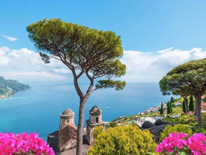 Framed Print : Villa Rufolo and Graden Ravello, Amalfi Coast, Campania, Italy Framed Print : Villa Rufolo and Graden Ravello, Amalfi Coast, Campania, Italy