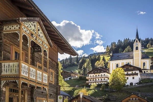 Village of Ausservillgraten, Villgraten valley, East Tyrol, Austria