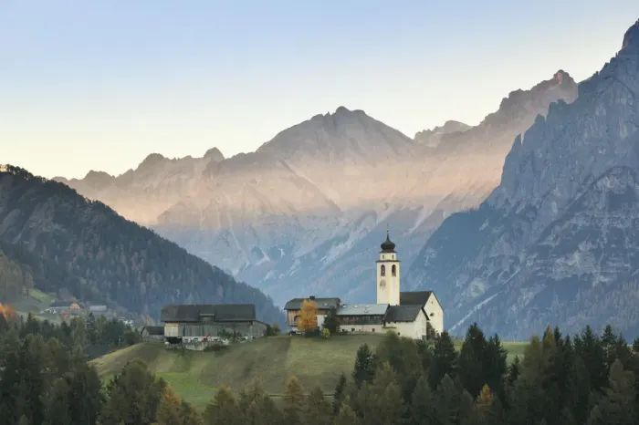 Framed Print : The village of Corte / Curt in the valley of Marebbe / Enneberg, Bolzano, Alto Adige Framed Print : The village of Corte / Curt in the valley of Marebbe / Enneberg, Bolzano, Alto Adige
