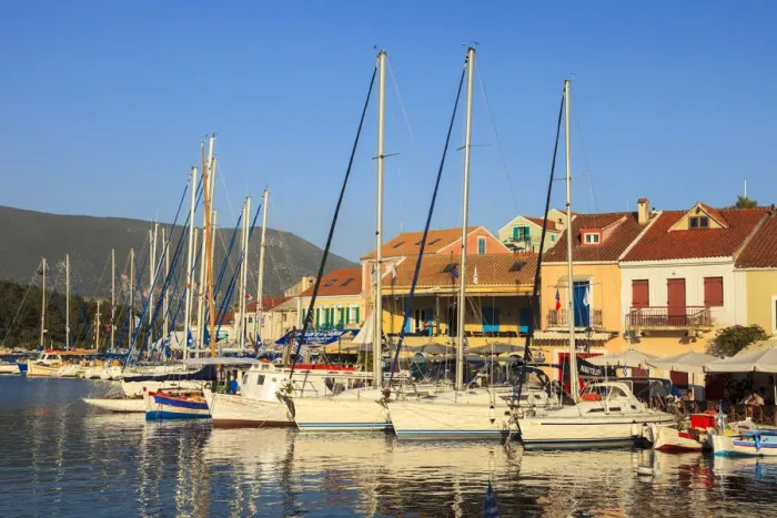 Framed Print : Village Fiscardo, Kefalonia, Ionian Islands, Greece Framed Print : Village Fiscardo, Kefalonia, Ionian Islands, Greece