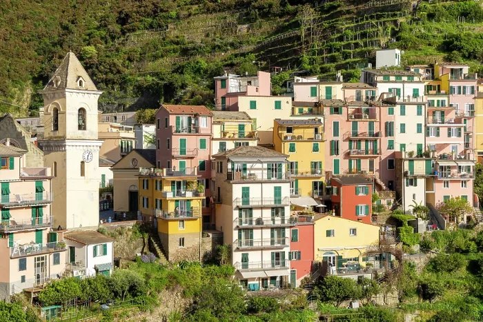 Framed Print : The village of Manarola, Cinque Terre, La Spezia district, Liguria, Italy Framed Print : The village of Manarola, Cinque Terre, La Spezia district, Liguria, Italy