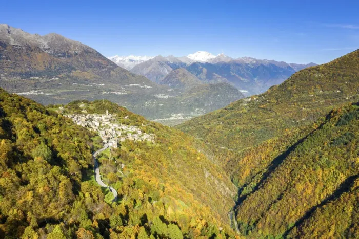 Framed Print : Village of Sacco in the autumn colors. Valgerola(Gerola valley), Orobie, Valtellina Framed Print : Village of Sacco in the autumn colors. Valgerola(Gerola valley), Orobie, Valtellina