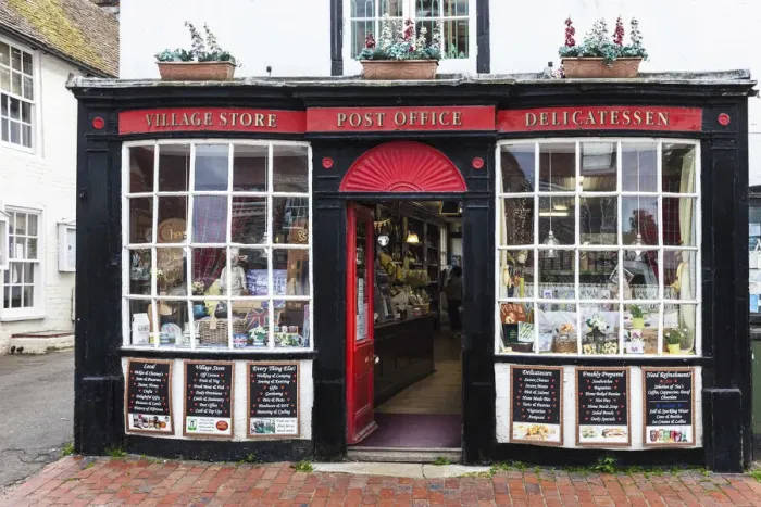 Framed Print : Village shop in Alfriston, East Sussex, England Framed Print : Village shop in Alfriston, East Sussex, England