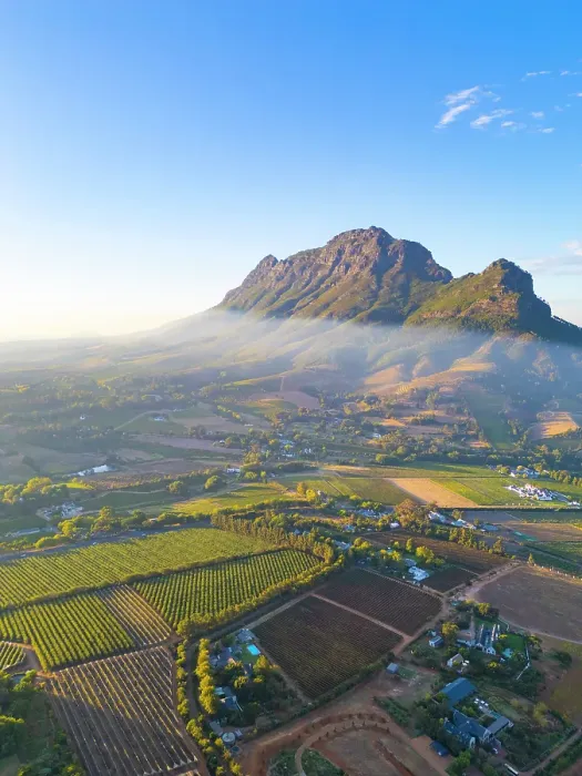 Framed Print : Vineyards of Stellenbosch & Simonsberg Mountain, Western Cape, South Africa Framed Print : Vineyards of Stellenbosch & Simonsberg Mountain, Western Cape, South Africa