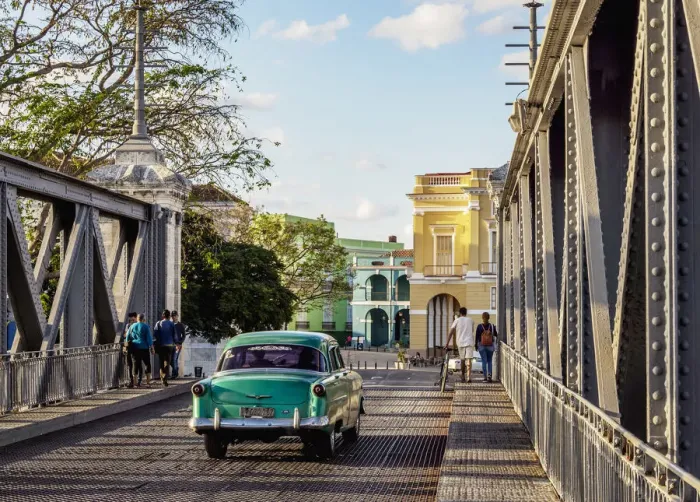 Framed Print : Vintage Car passing Bridge over San Juan River, Matanzas, Matanzas Province, Cuba Framed Print : Vintage Car passing Bridge over San Juan River, Matanzas, Matanzas Province, Cuba