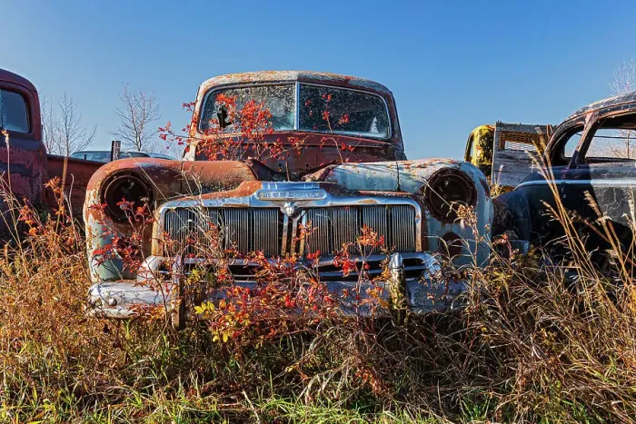 Framed Print : Vintage car. St. Lupicin, Manitoba, Canada Framed Print : Vintage car. St. Lupicin, Manitoba, Canada