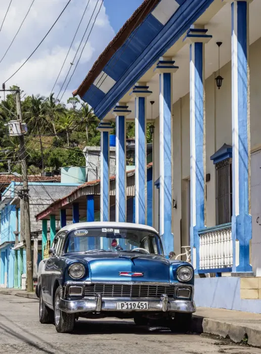 Framed Print : Vintage car on the street of Baracoa, Guantanamo Province, Cuba Framed Print : Vintage car on the street of Baracoa, Guantanamo Province, Cuba