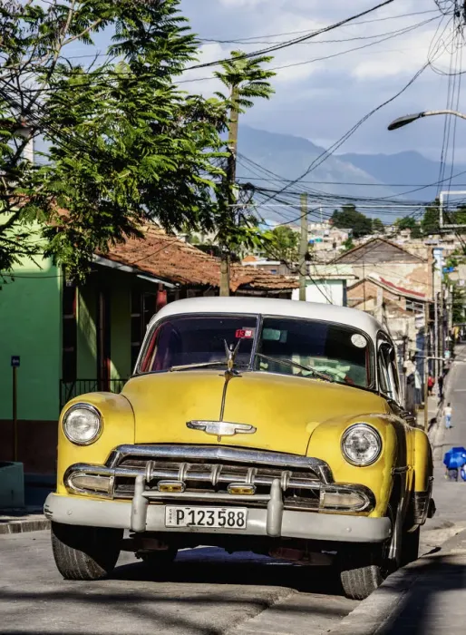 Framed Print : Vintage car on the street of Santiago de Cuba, Santiago de Cuba Province, Cuba Framed Print : Vintage car on the street of Santiago de Cuba, Santiago de Cuba Province, Cuba
