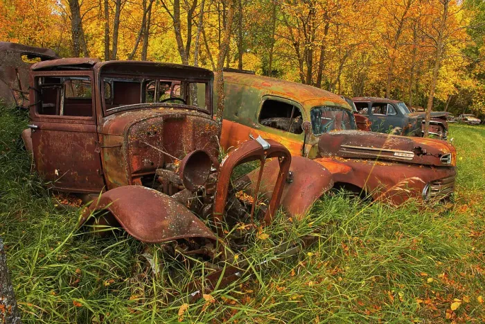 Framed Print : Vintage old vehicle in wrecking yard St. Lupicin, Manitoba, Canada Framed Print : Vintage old vehicle in wrecking yard St. Lupicin, Manitoba, Canada