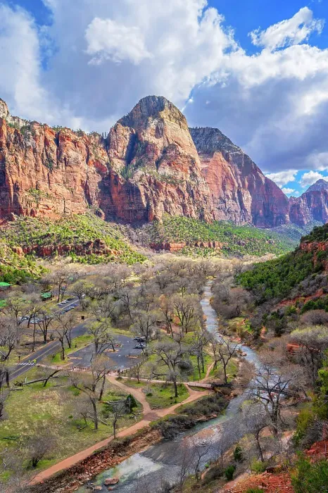 Framed Print : Virgin River Valley, Zion National Park, Uth, USA Framed Print : Virgin River Valley, Zion National Park, Uth, USA