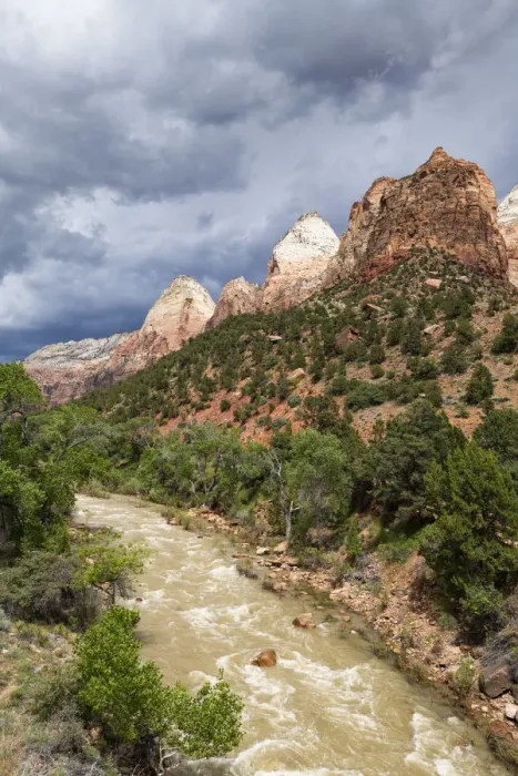 Framed Print : Virgin river, Zion National Park, Utah, USA Framed Print : Virgin river, Zion National Park, Utah, USA