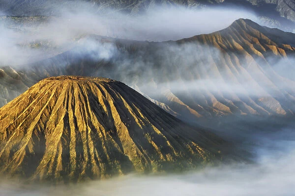 Volcanic landscape with Batok - Indonesia, Java, Tengger Caldera