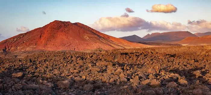 Framed Print : Volcanic landscape, Lanzarote, Canary Islands, Spain Framed Print : Volcanic landscape, Lanzarote, Canary Islands, Spain